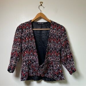 Yves Saint Laurent Vintage Sequin Blazer